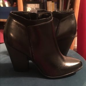 Black Charles Jourdan booties
